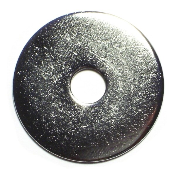 Fender Washer, For Screw Size 5/16" , Steel Chrome Plated Finish, 10 PK